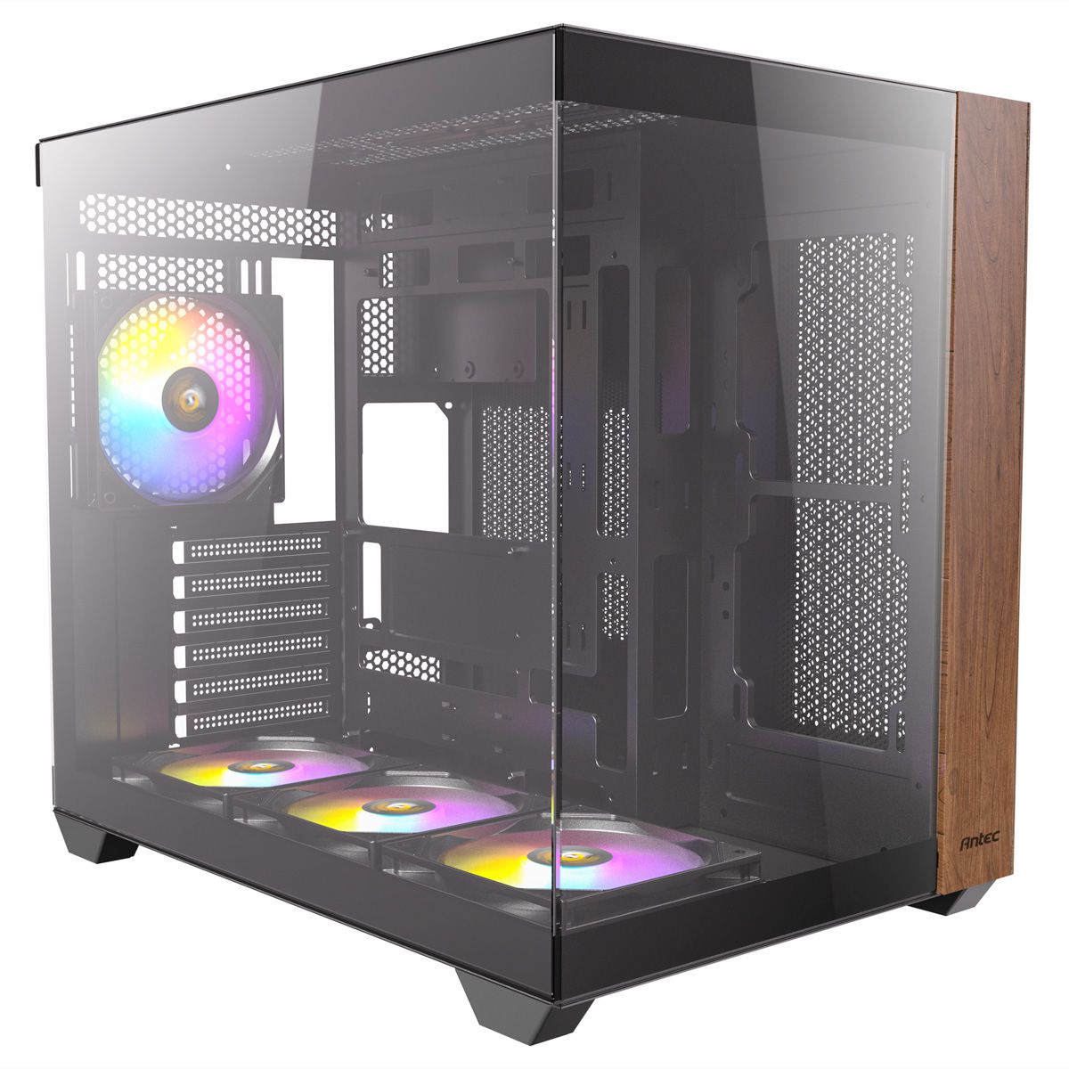 ANTEC CX800 ARGB_B Wood Boîtier PC Midi Tower Black ATX