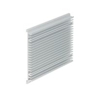 Cadre SCHROFF, type unité enfichable, panneau latéral extrudé, avec ailettes de refroidissement, gauche ou droite, 3 U, 160 mm