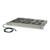 Unité de ventilation 19'' SCHROFF, 1 U, Contrôle et surveillance de la vitesse, 6 ventilateurs, 230 VAC
