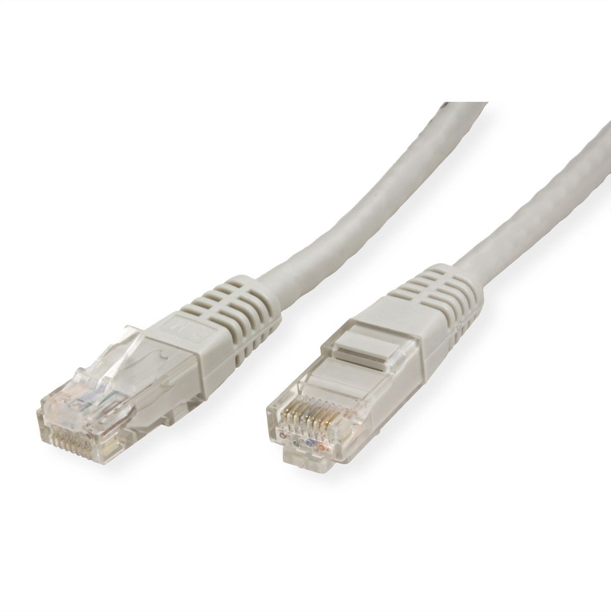 Cordon VALUE Cat.6 (Classe E) UTP confectionné, gris, 2 m