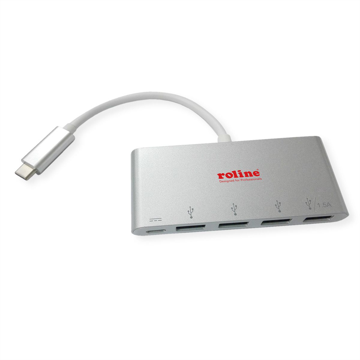 ROLINE Hub USB 3.2 Gen 1, 4 ports, type C, 1 port PD
