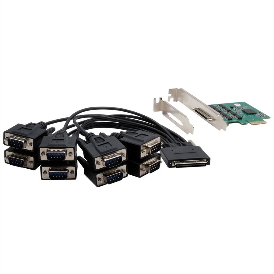 EXSYS EX-46028 Carte PCIe, 8x RS232