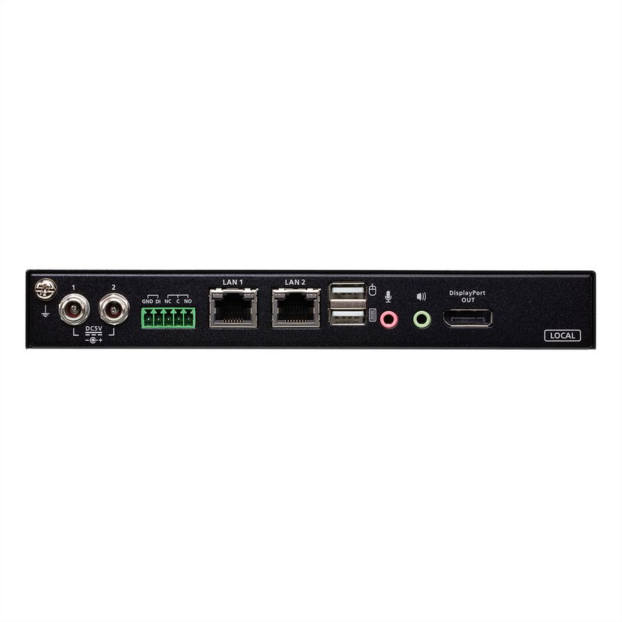 ATEN RCMDP101U Commutateur KVM sur IP DisplayPort 4K à port unique avec accès partagé local/distant