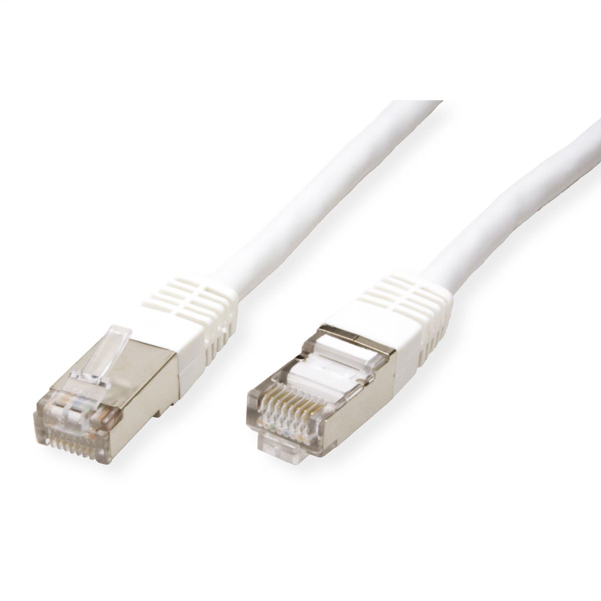 Cordon VALUE Cat.6 (Classe E) S/FTP (PiMF), blanc, 2 m