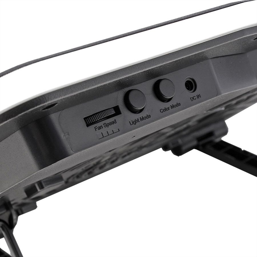 ANTEC LCHF200 Hyperflow RGB Support de refroidissement pour ordinateur portable, 10-17 pouces