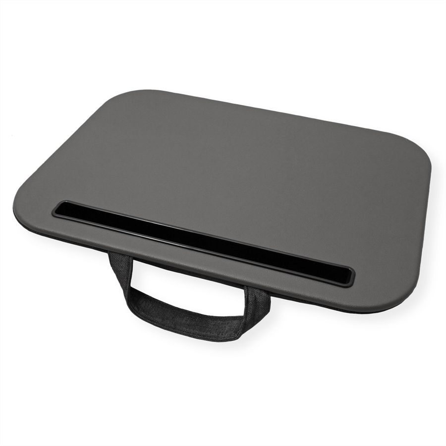 VALUE Support portable universel pour ordinateur portable/tablette avec coussin, gris