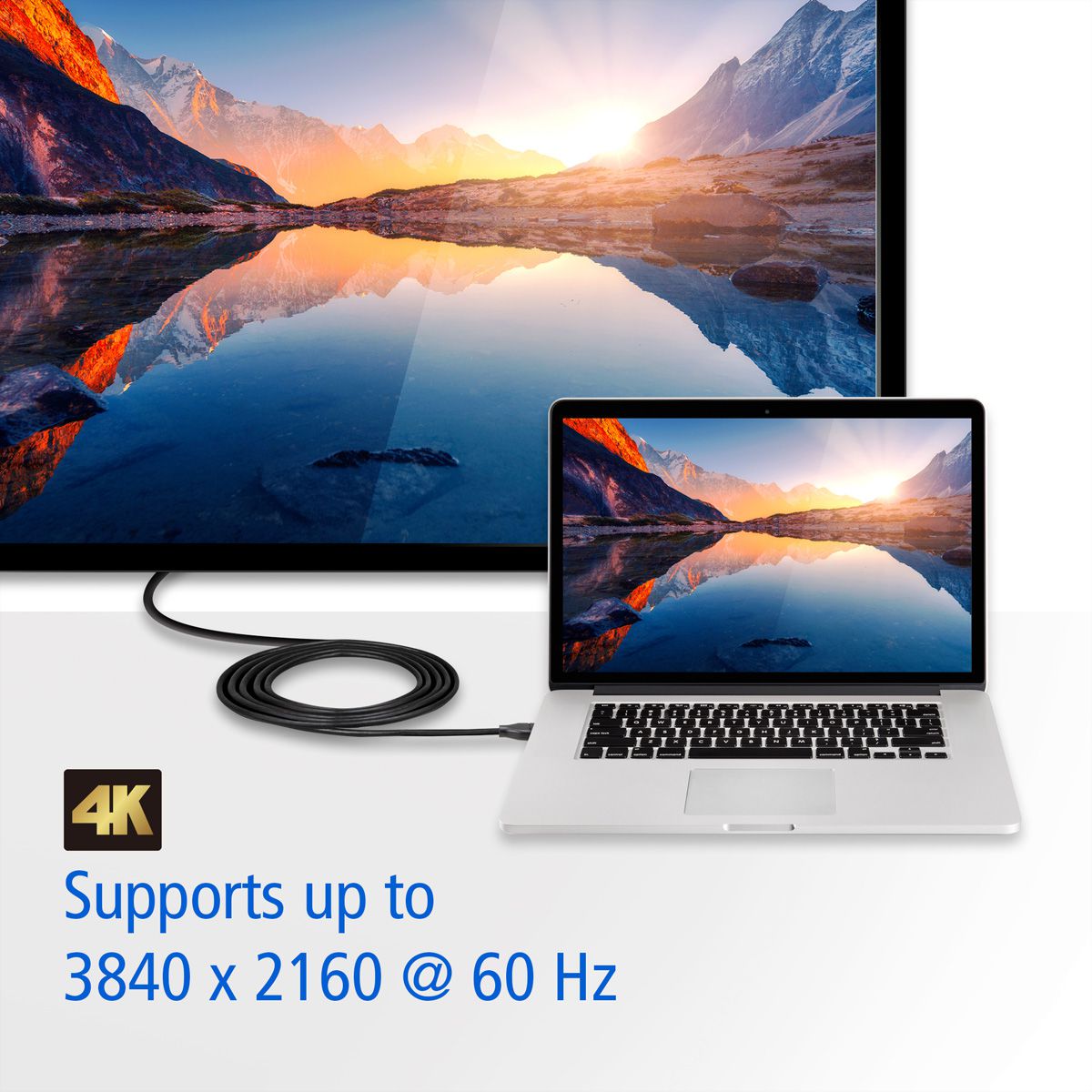 ATEN UC3238 Convertisseur USB-C à HDMI 4K, 2,7 m