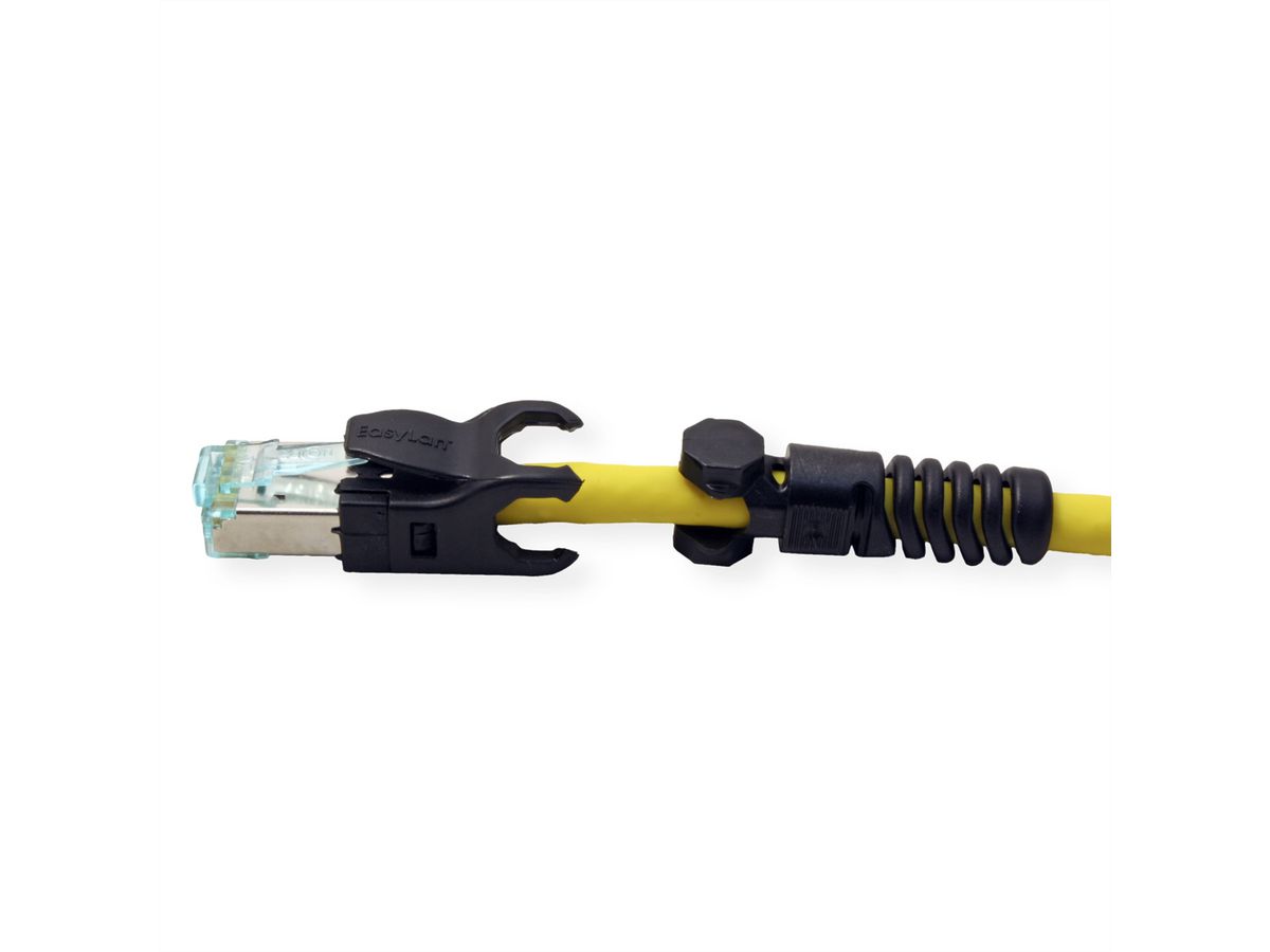 EasyLan VarioBoot Cordon Cat.6A, S/FTP, jaune, 2 m
