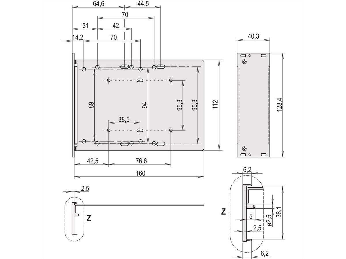 Module CPCI SCHROFF pour unité d'entraînement HD 1 × 3,5", 3 U vertical, avec face avant