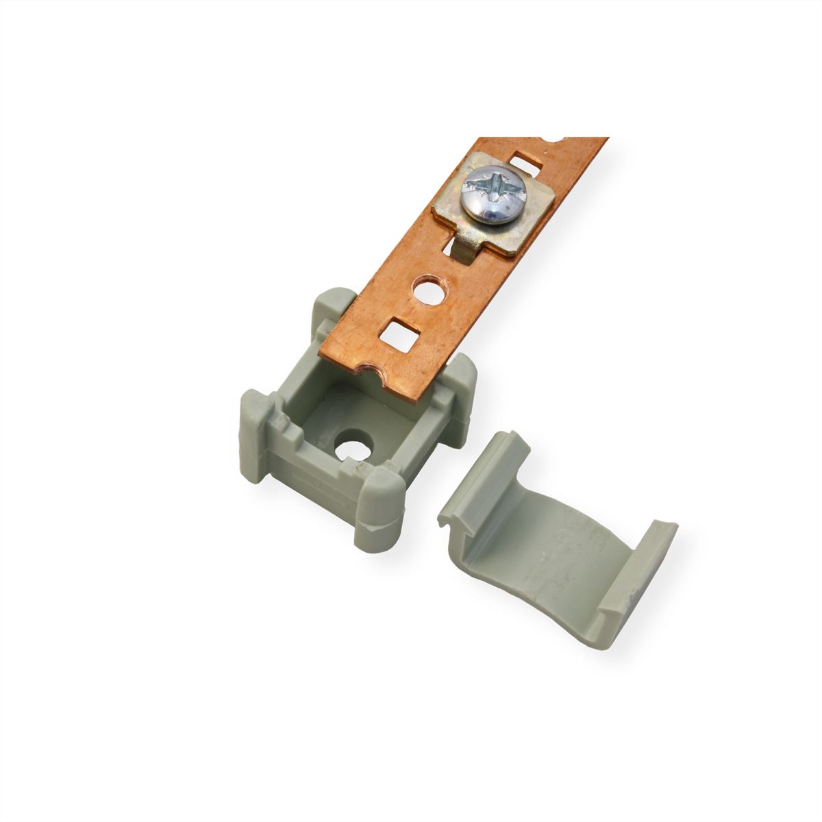 ROLINE Rail d'équipotentialité, 220mm, câble de mise à la terre