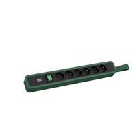 BACHMANN PRIMO 2 6xUTE 1xinterrupteur, avec boucle 2,0m CEE7/7 RAL6028
