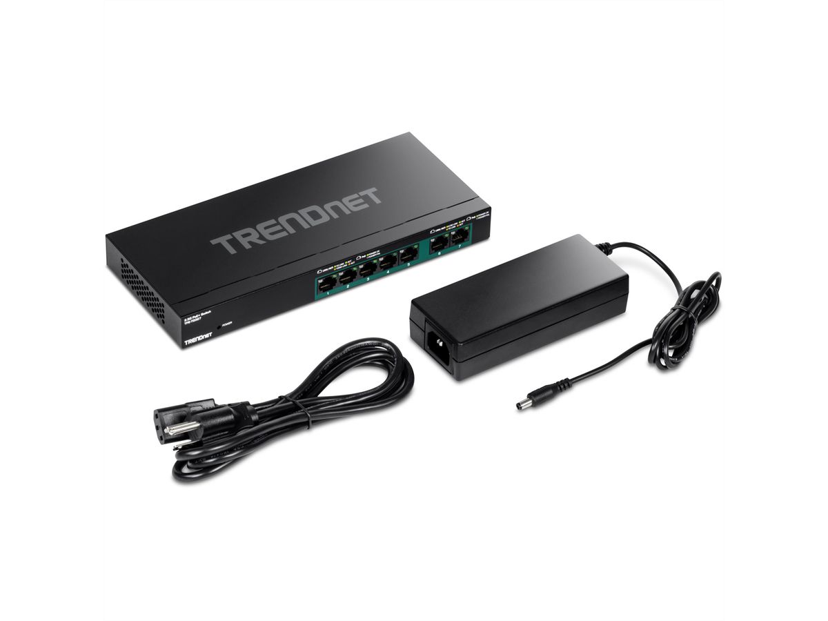 TRENDnet TPE-TG327 Switch PoE+ Multi-Gigabit à 7 ports