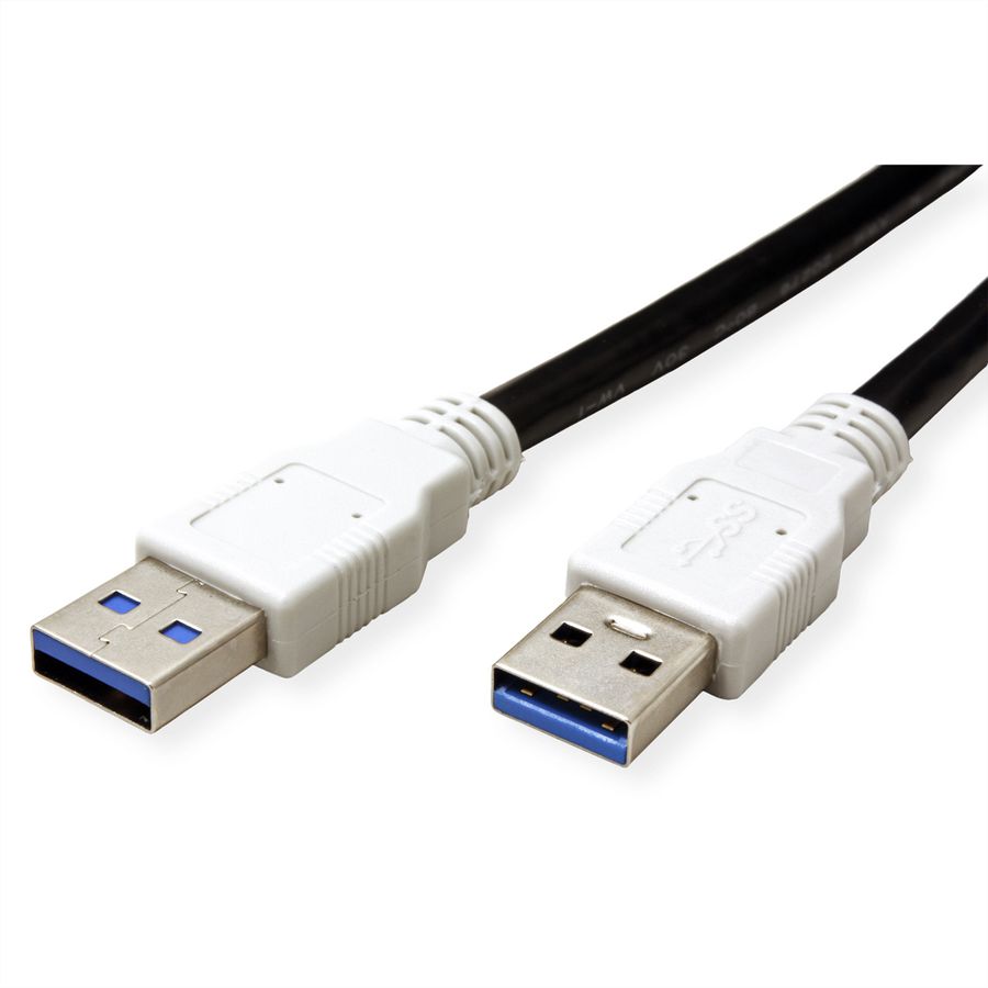 BACHMANN Câble USB 3.2 Gen 1 Type A-A, noir, 1 m