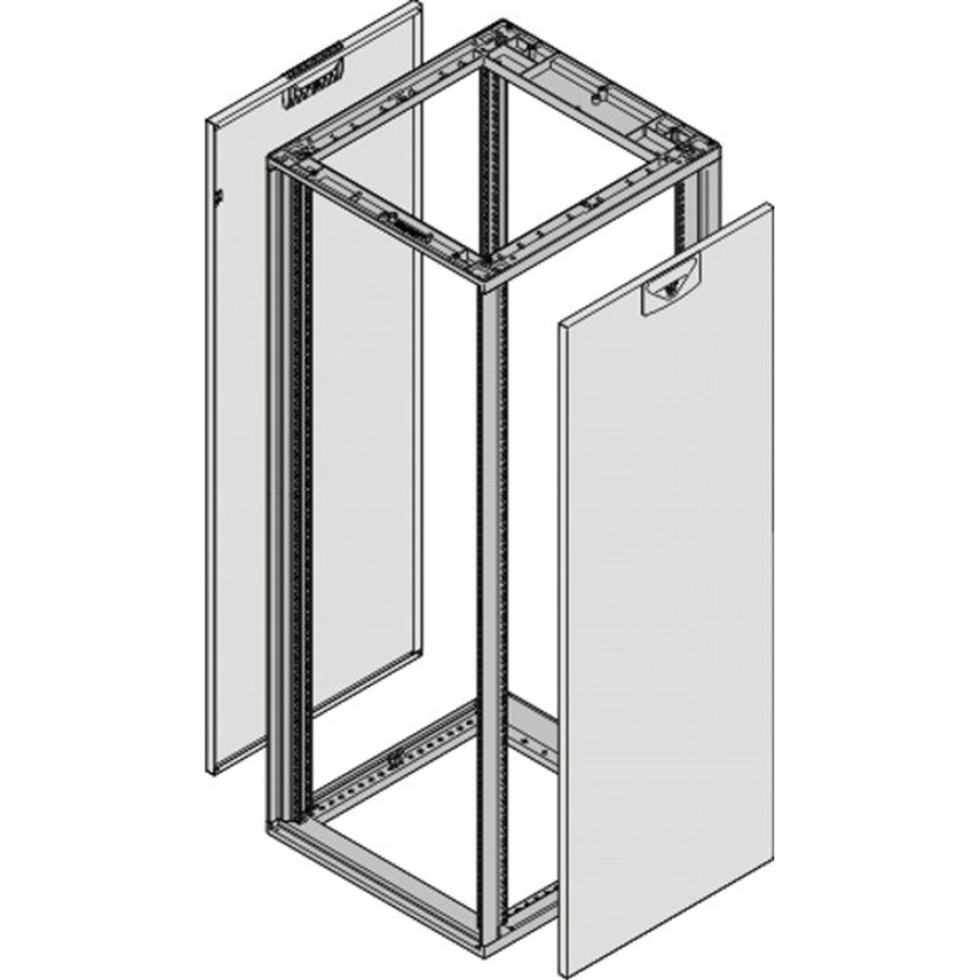 Panneau latéral Novastar SCHROFF pour Slim-Line, RAL 7035, 12 U 500D