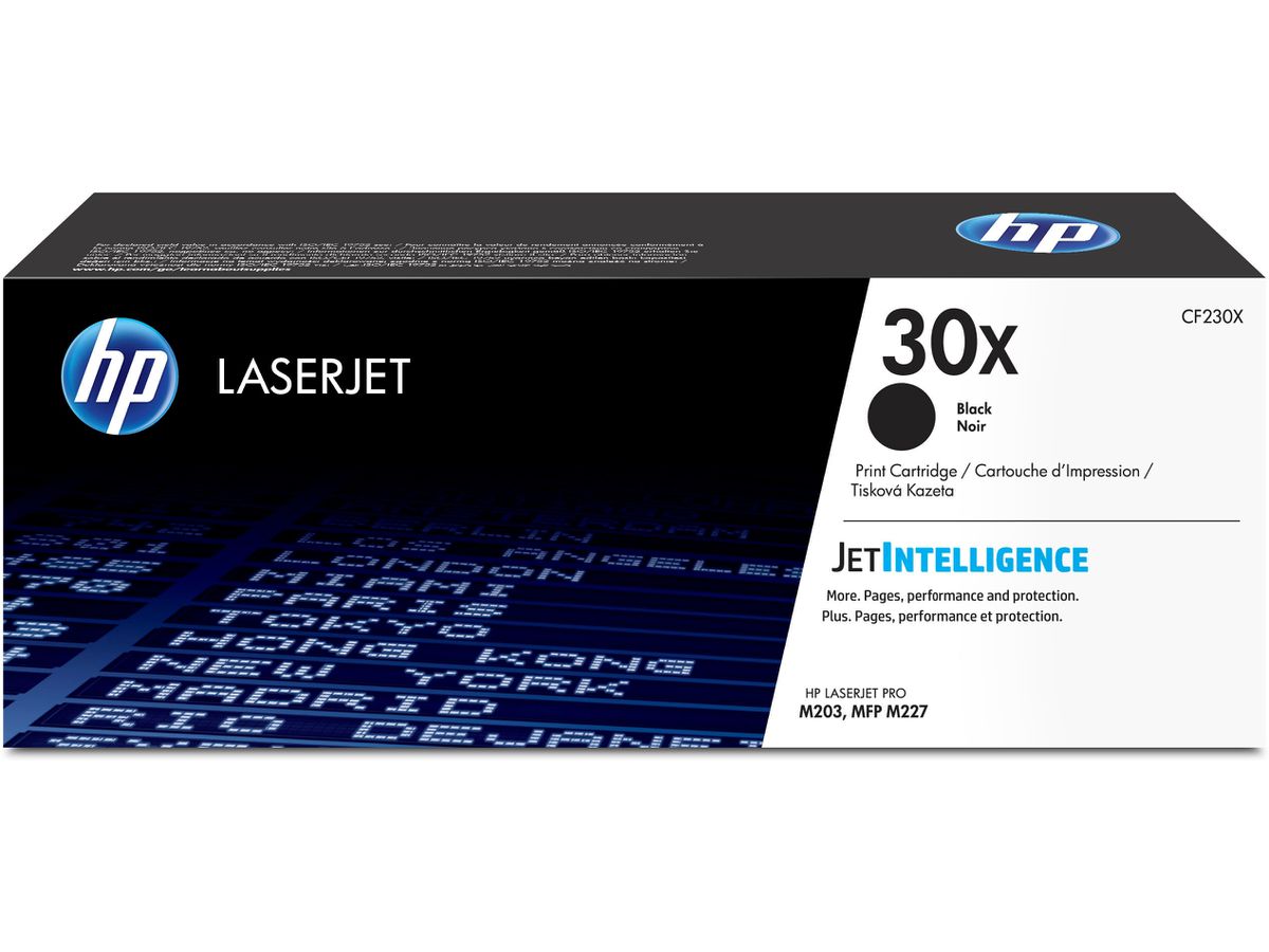 HP Cartouche de toner 30X LaserJet noir grande capacité originale