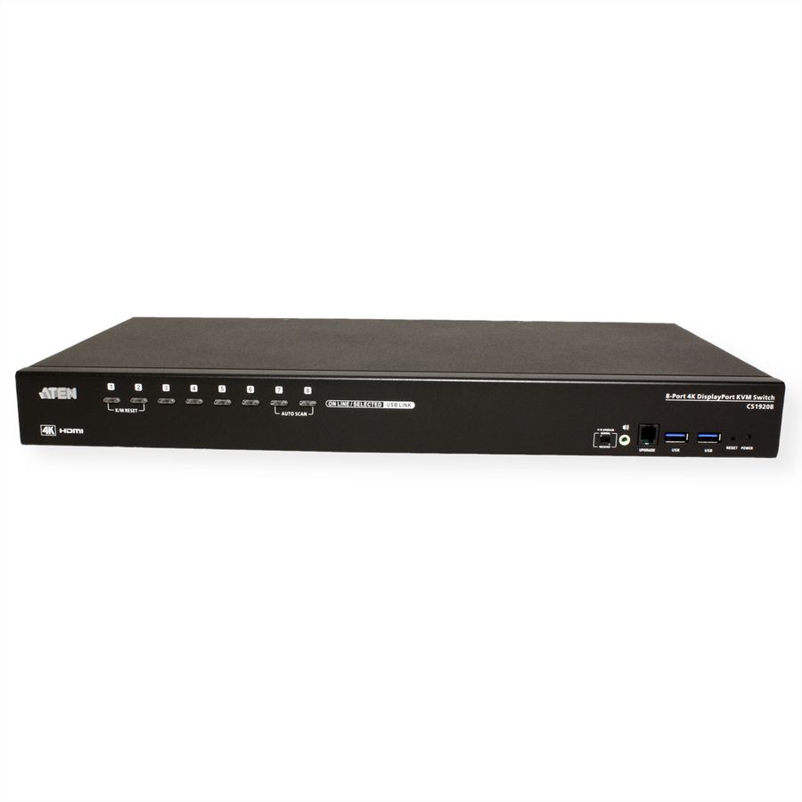 ATEN CS19208 Commutateur KVM DisplayPort 4K 8 ports USB 3.0