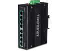 TRENDnet TI-PG80B Switch Rail DIN PoE+ Gigabit industriel à 8 ports (24-56V)