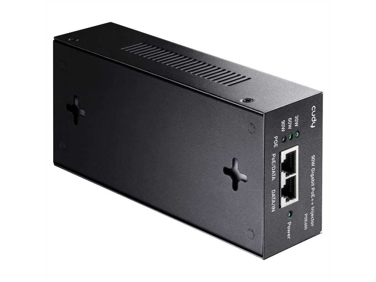 CUDY POE400 Injecteur 90W PoE+/PoE, Gigabit