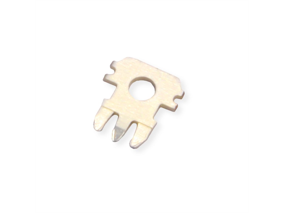 ROLINE Connecteur modulaire blindé Cat.6A (Classe EA), pour câble solide/tresse, 10 unités