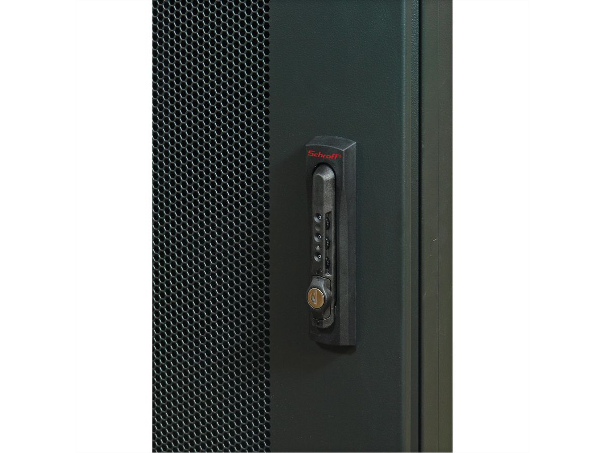 SCHROFF Varistar Colocation Cabinet, RAL 7021, 4 compartiments, 47 U, 2200H, 800W, 1000D