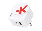 SKROSS Chargeur USB Euro A/C 65PD avec câble USB-C