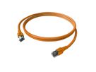 EasyLan FlexBoot Cordon Cat.6A, S/FTP, orange, 1 m