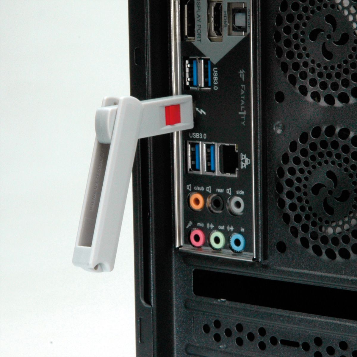 ROLINE Set Bloqueur de port USB Type C, 1x verrouillage et 1x clé