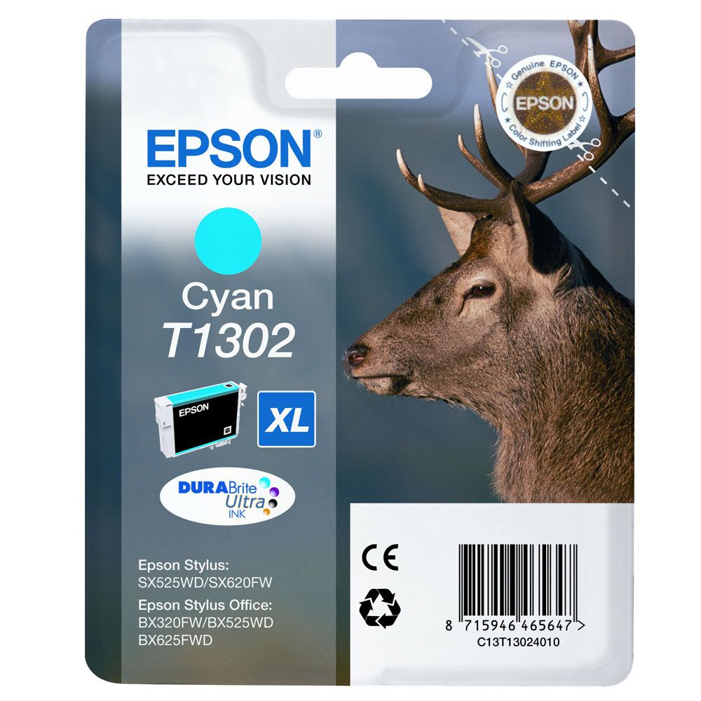 Epson Cartouche "Cerf" - Encre DURABrite Ultra C (XL)