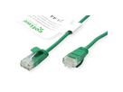 ROLINE GREEN Cordon Data Center UTP Cat.6A (Classe EA), LSOH, slim, vert, 0,5 m