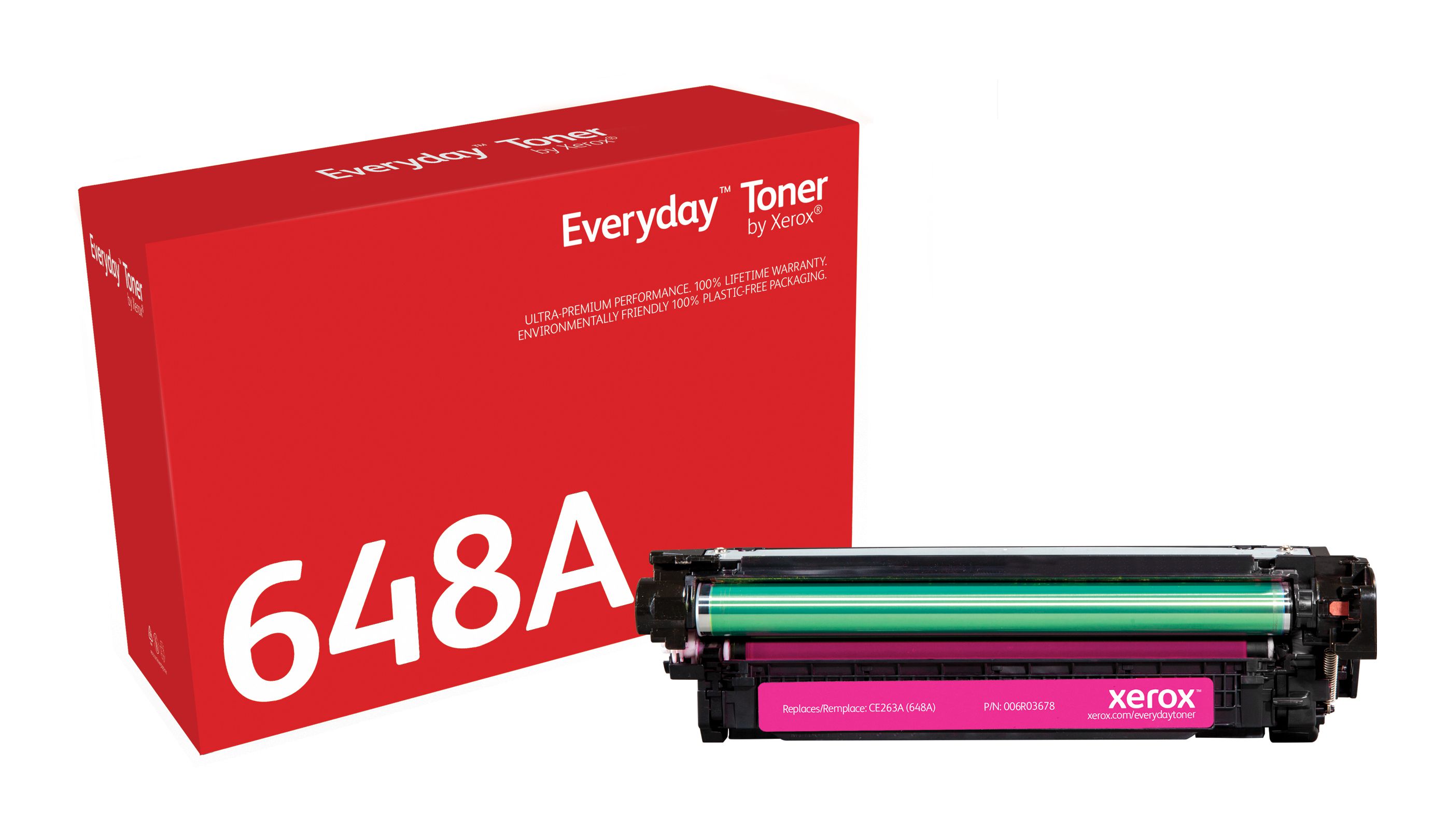 Everyday Toner Magenta ™ de Xerox compatible avec HP 648A (CE263A), Capacité standard