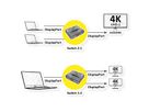 VALUE Switch DisplayPort bidirectionnel 4K, 2 ports
