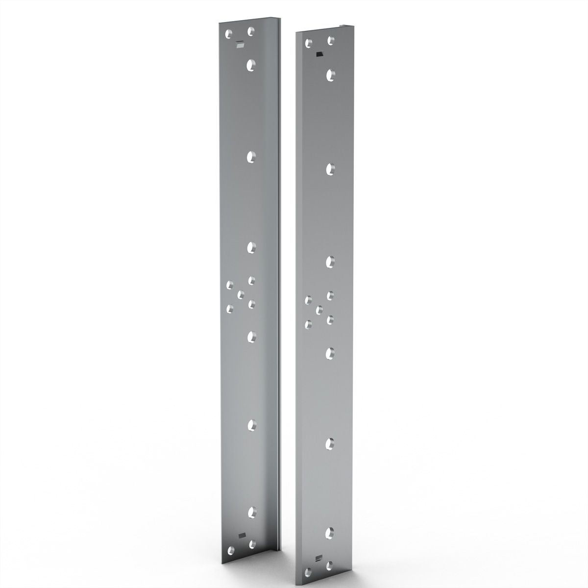 Cornière arrière SCHROFF EuropacPRO pour joint CEM en acier inoxydable pour panneau latéral, 6 U