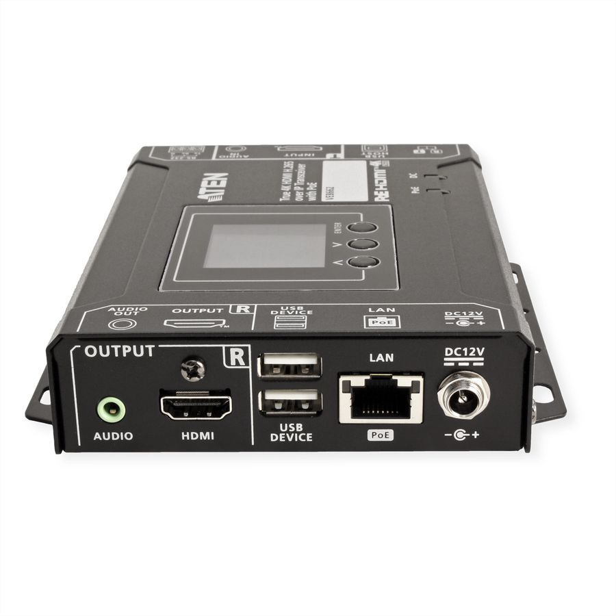 ATEN VE8662 Émetteur-récepteur HDMI H.265 sur IP véritable 4K avec PoE