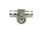 TELEGÄRTNER Raccord en T BNC 50 Ohm femelle / mâle / femelle