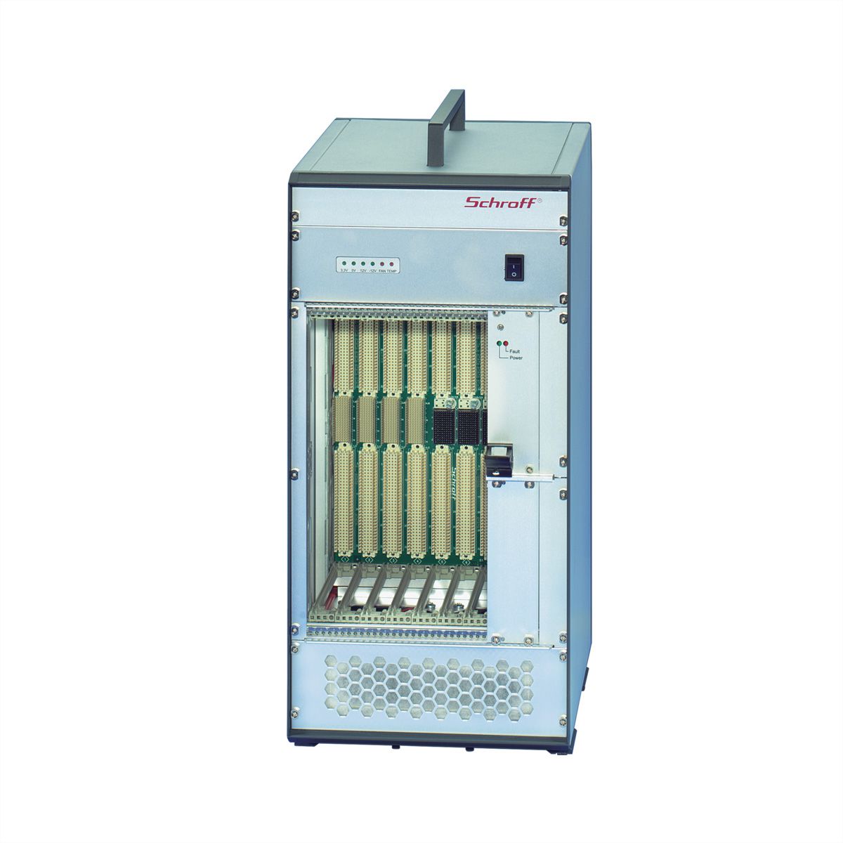Système VXS SCHROFF, tour, 5 U, 7 slots, alimentation enfichable