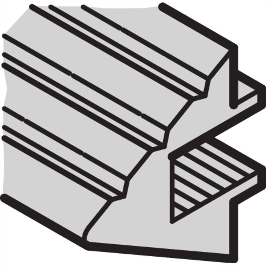 Éléments de design de boîtier PropacPRO SCHROFF, forme 3, RAL 5007, 42 CV