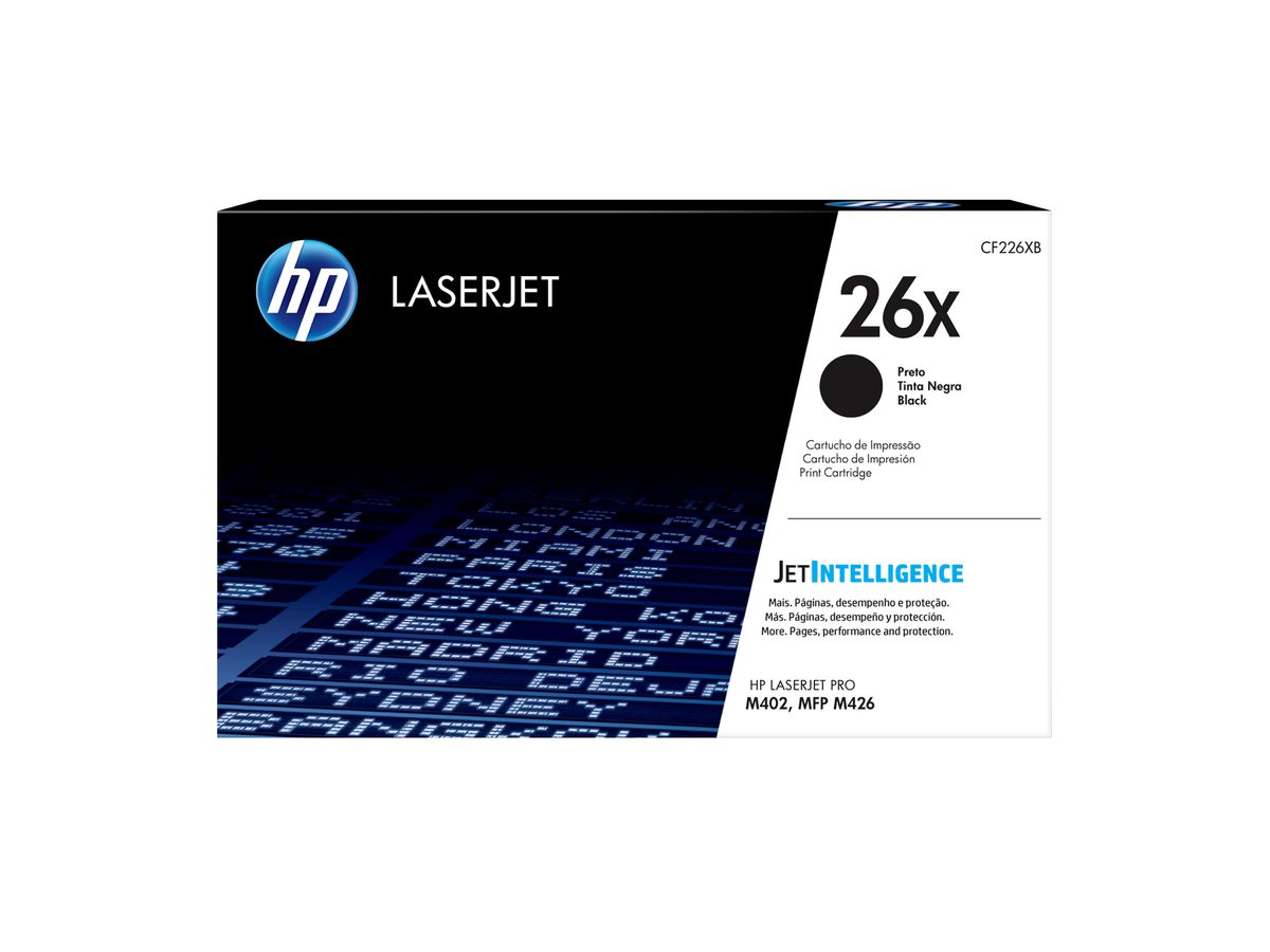 HP 26X toner LaserJet noir grande capacité authentique