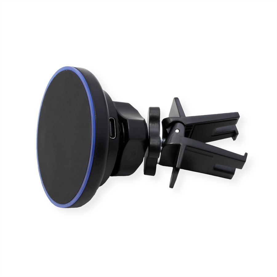 ROLINE Chargeur sans fil (15W) et support pour smartphone de voiture, induction