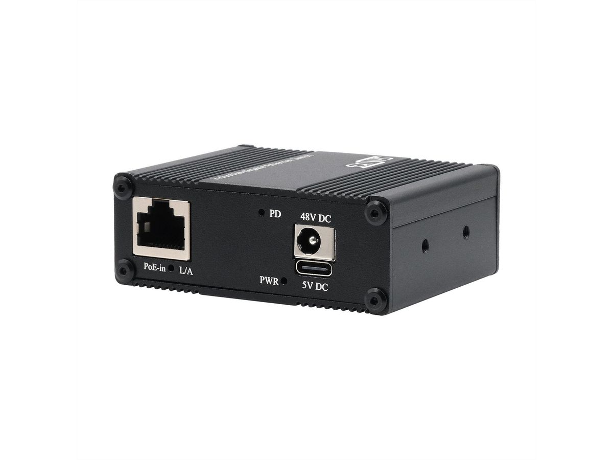 EXSYS EX-62021PoE-P Micro commutateur industriel Gigabit PoE à 5 ports, non géré