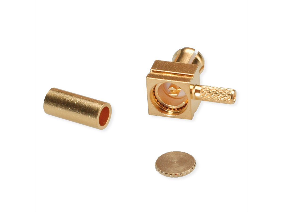 TELEGÄRTNER Connecteur MCX à angle droit pour RG-178B/U