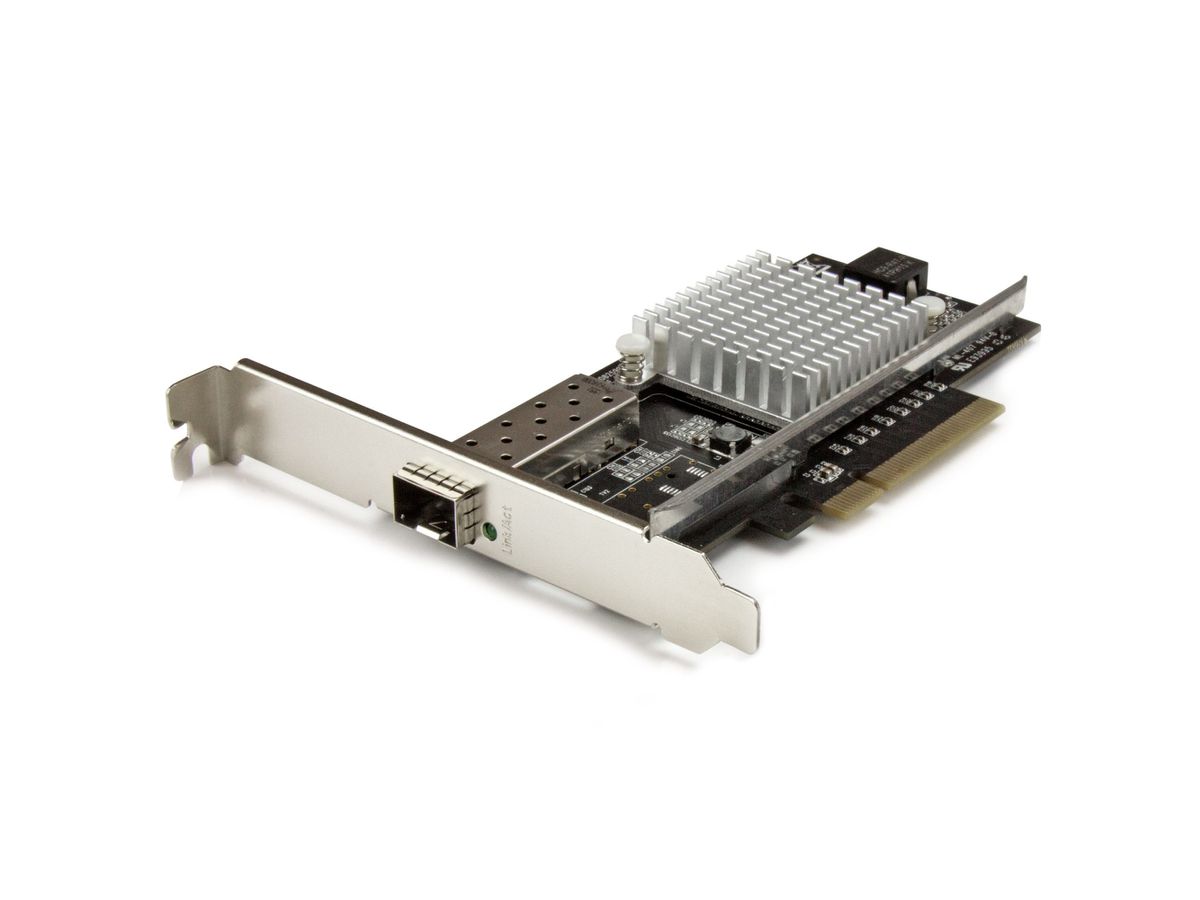StarTech.com Carte réseau PCI Express à 1 port fibre optique 10 Gigabit Ethernet SFP+ ouvert - Chipset Intel - MM/SM