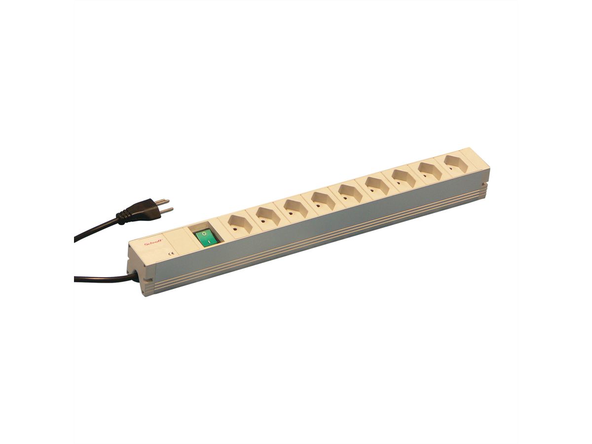 SCHROFF Multiprise CH 9x 438,5L SUISSE