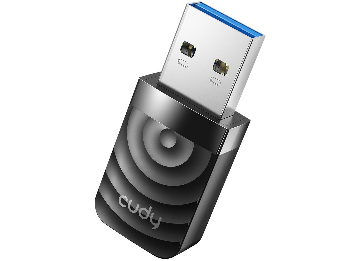 CUDY WU1300S AC1300 Adaptateur WiFi, USB 3.0