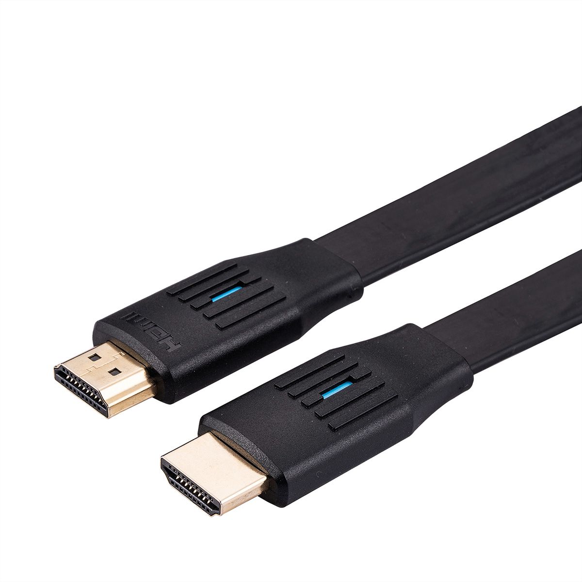 VALUE Câble HDMI 8K (7680 x 4320) avec Ethernet, plat, M/M, noir, 1 m