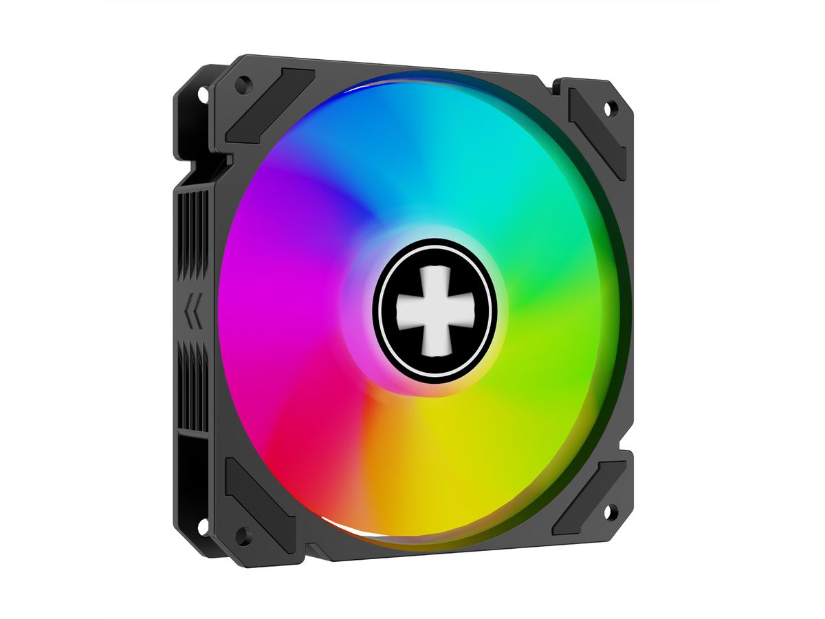 XILENCE Performance A+ REVERSE XF065, Ventilateur LED ARGB 120 mm noir