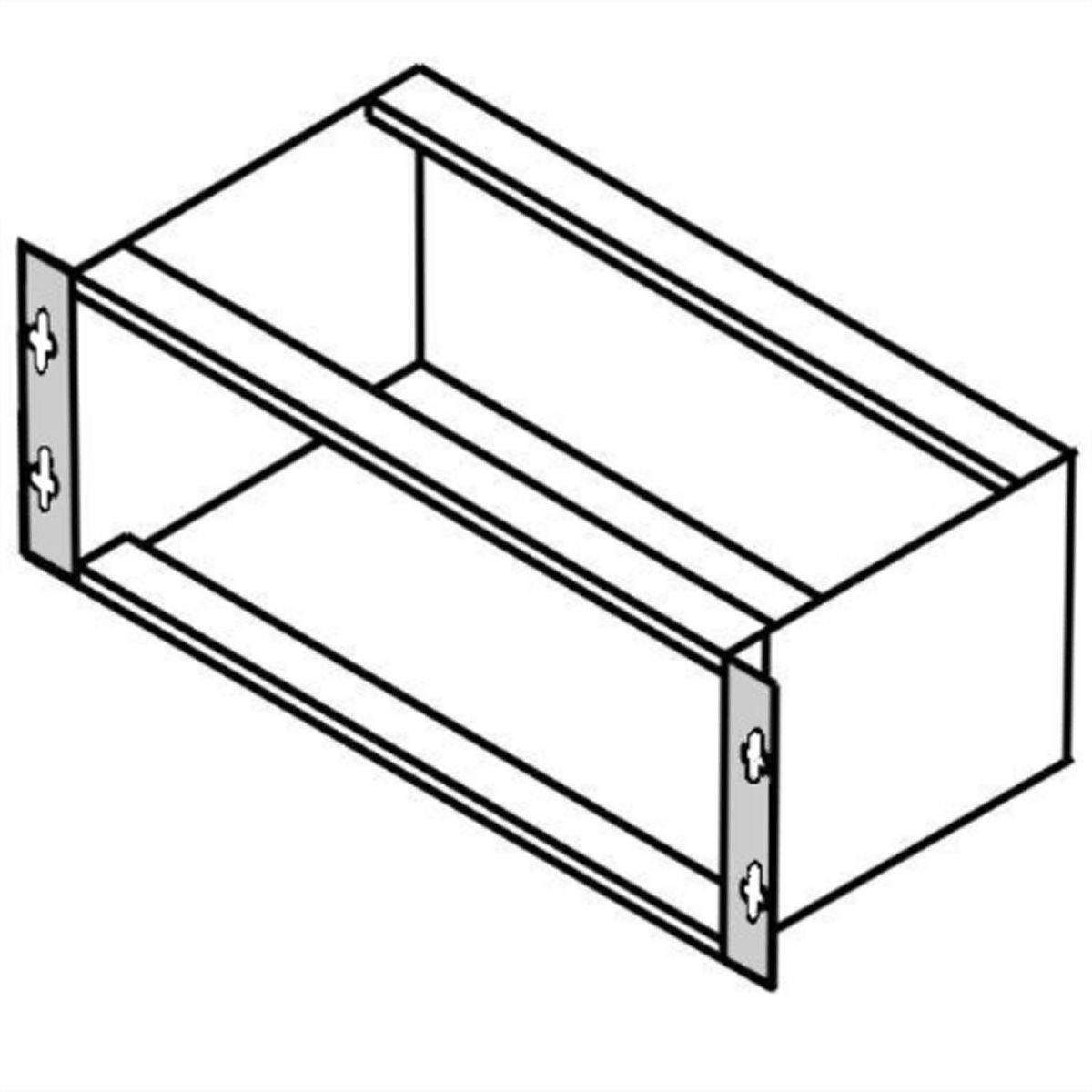SCHROFF EuropacPRO Support mural, 3 U