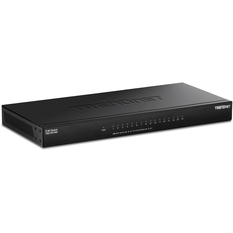 TRENDnet  TEG-S3160 Switch de bureau 2,5G non administrable à 16 ports