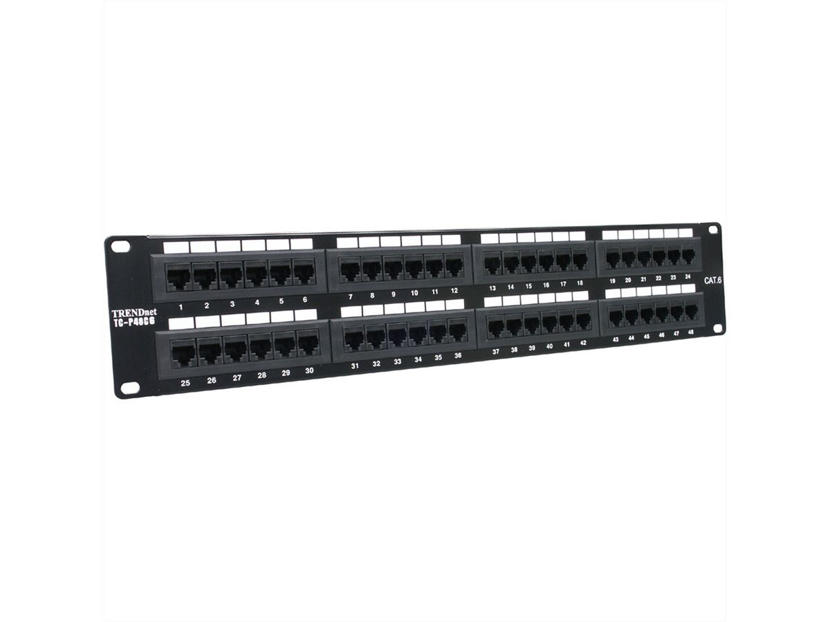 TRENDnet TC-P48C6 Panneau de brassage 48 ports Cat6 non-blindé