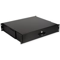 ROLINE 19" Tiroir pour clavier 2U, 400P verrouillable noir