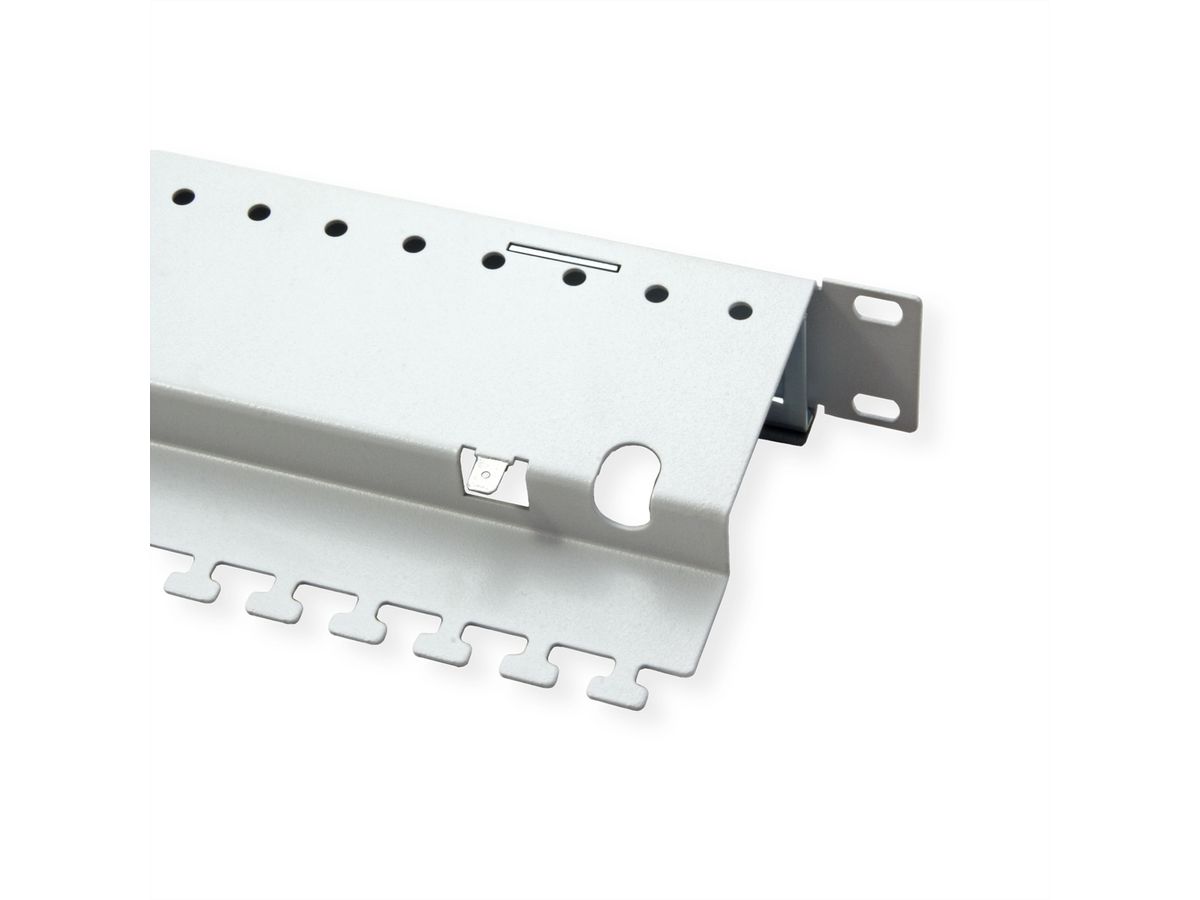 EasyLan preLink / fixLink Paneau 19'' 1U, vide, pour 24 Keystones
